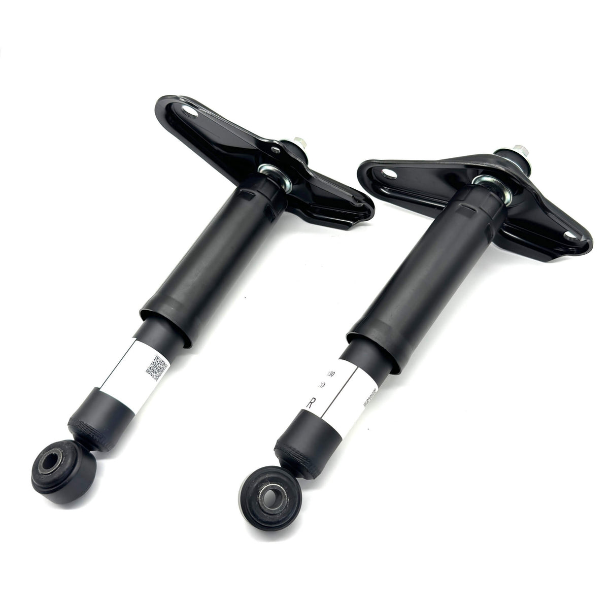 Black rear shock set for Honda Acty Truck HA8, HA9 models, 2009-2022, featuring durable construction and precise fit.