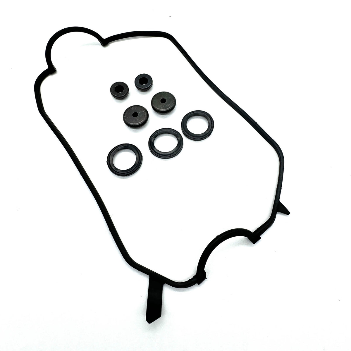 Valve Cover Gasket Set for Honda Acty Truck HA6, HA7 Models 1999-2009, featuring black rubber gaskets and seals.