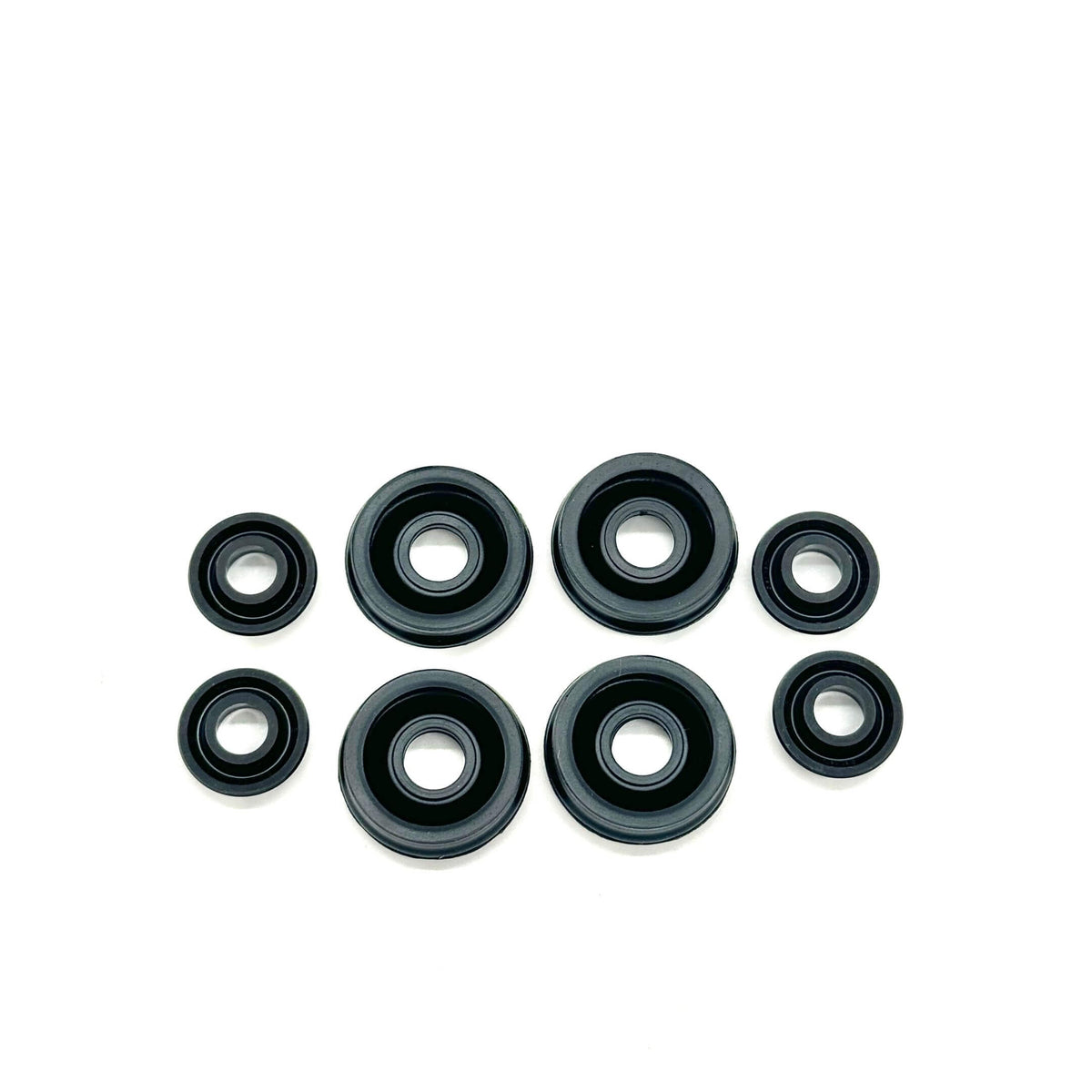 Complete view of the Wheel Cylinder Rebuild Kit for Rear Brake, designed for Honda Acty Van HH3, HH4 models from 1990-1999, showing all parts included.