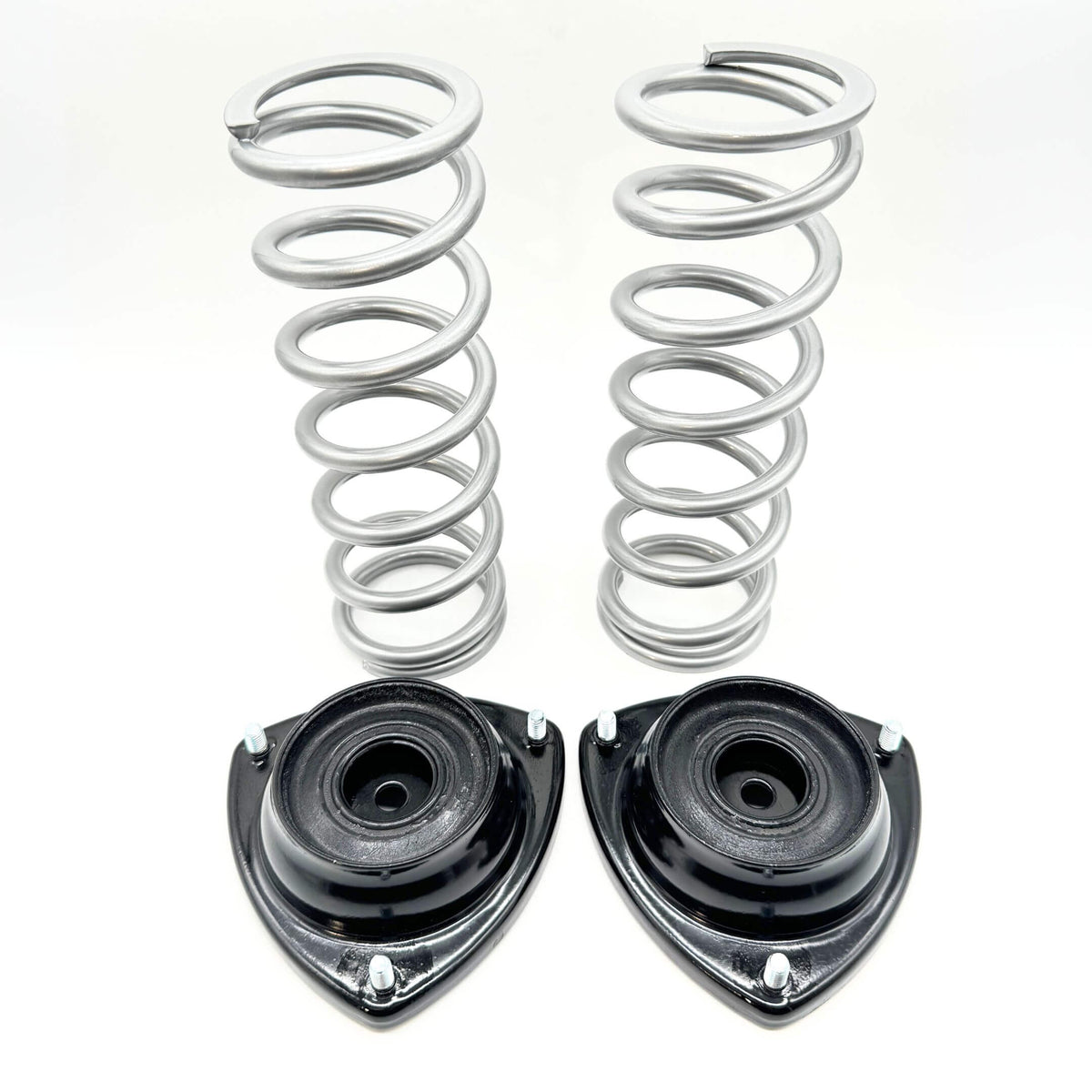 Set of front suspension coils and strut mounts for Honda Acty Van HH3, HH4 models from 1990 to 1999.