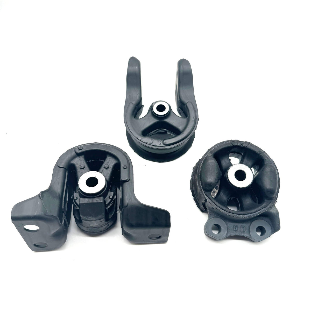Front view of the Engine & Transmission Mount Set for Honda Acty Van HH3, HH4 (1990-1999) - durable construction for long-lasting performance