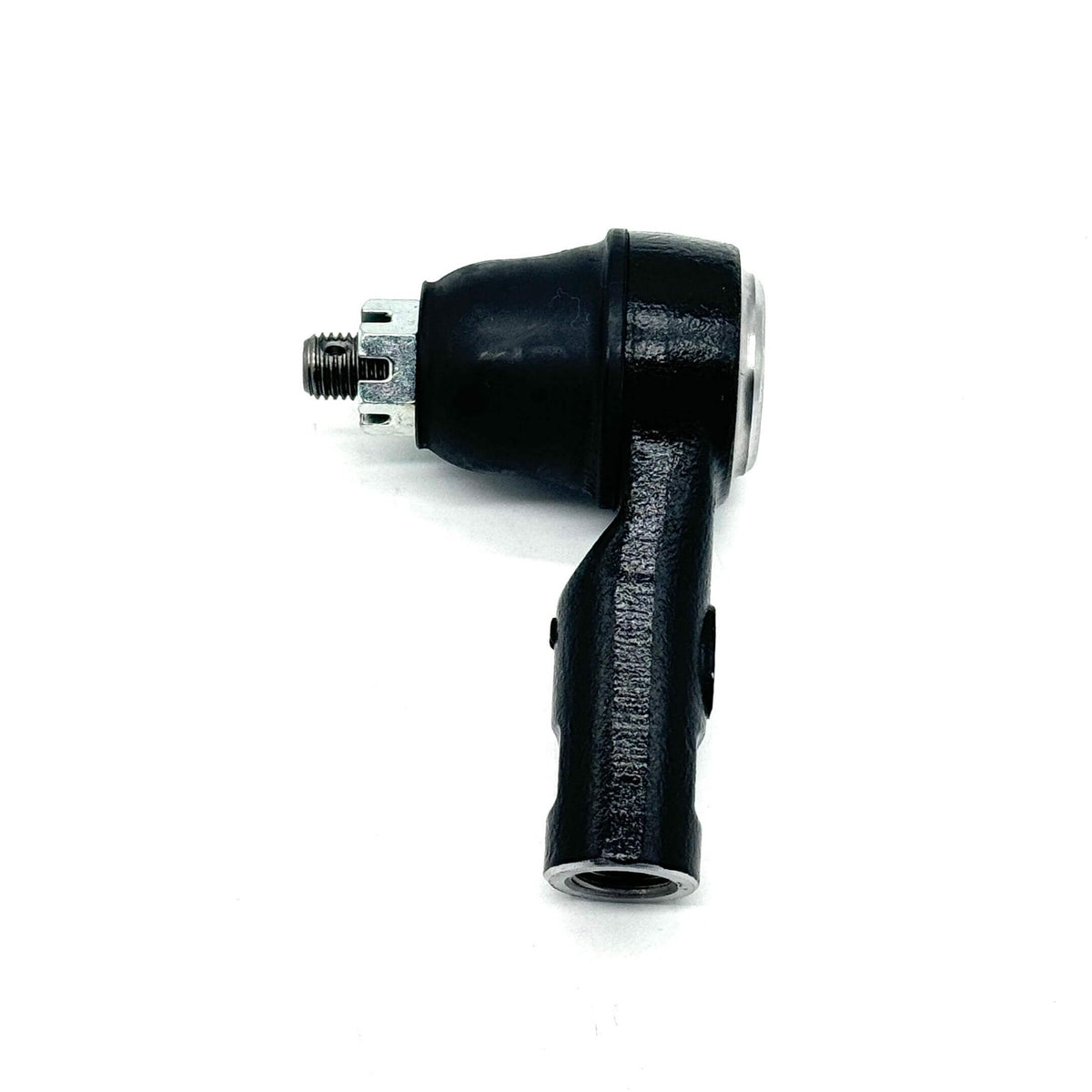 Outer Tie Rod End for Honda Acty Truck HA8, HA9 Models (2009-2022), featuring a durable black metal construction with a threaded end.