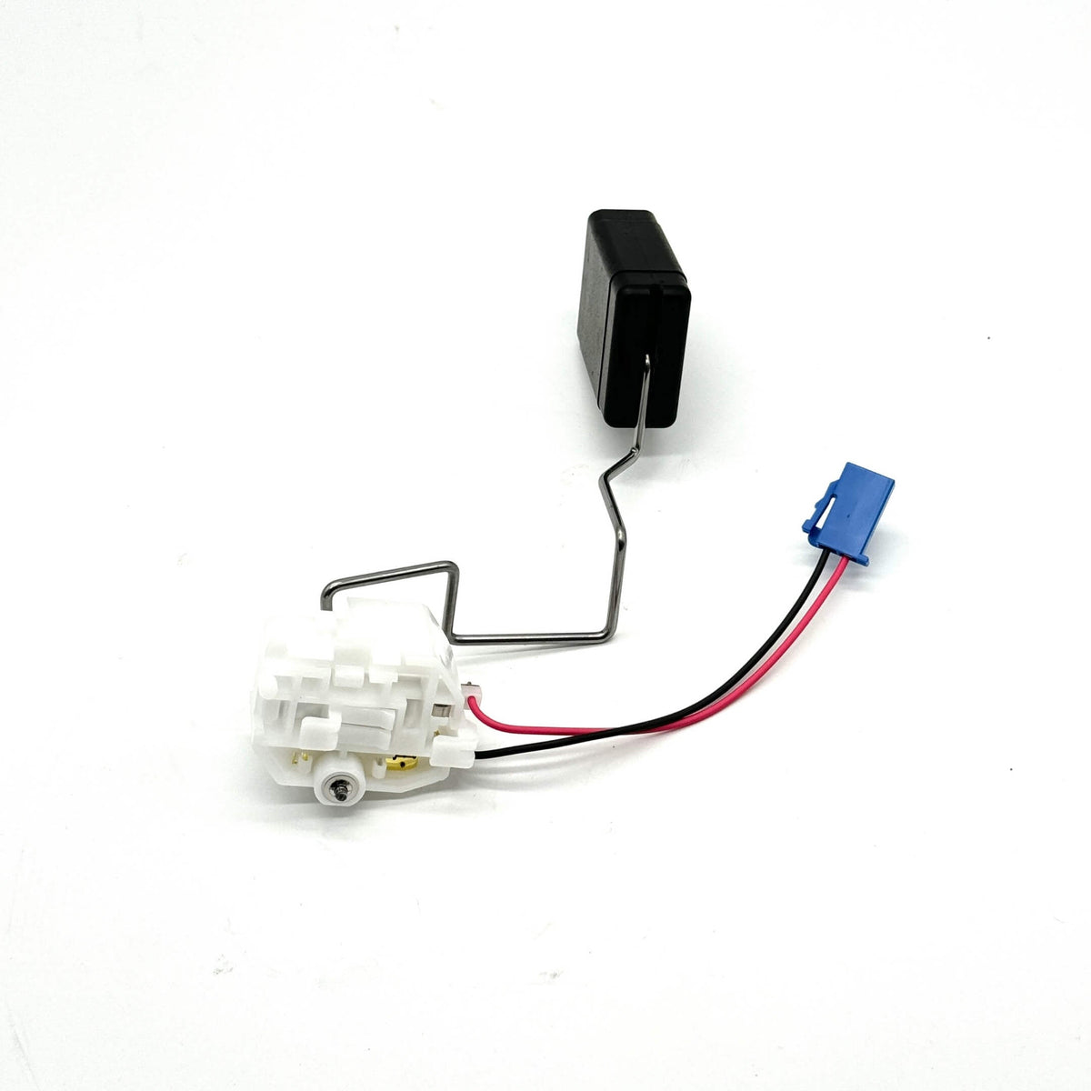 Fuel Sender Unit for Honda Acty Truck HA8, HA9 Models (2009-2022) featuring a white plastic housing, black float, and blue connector.