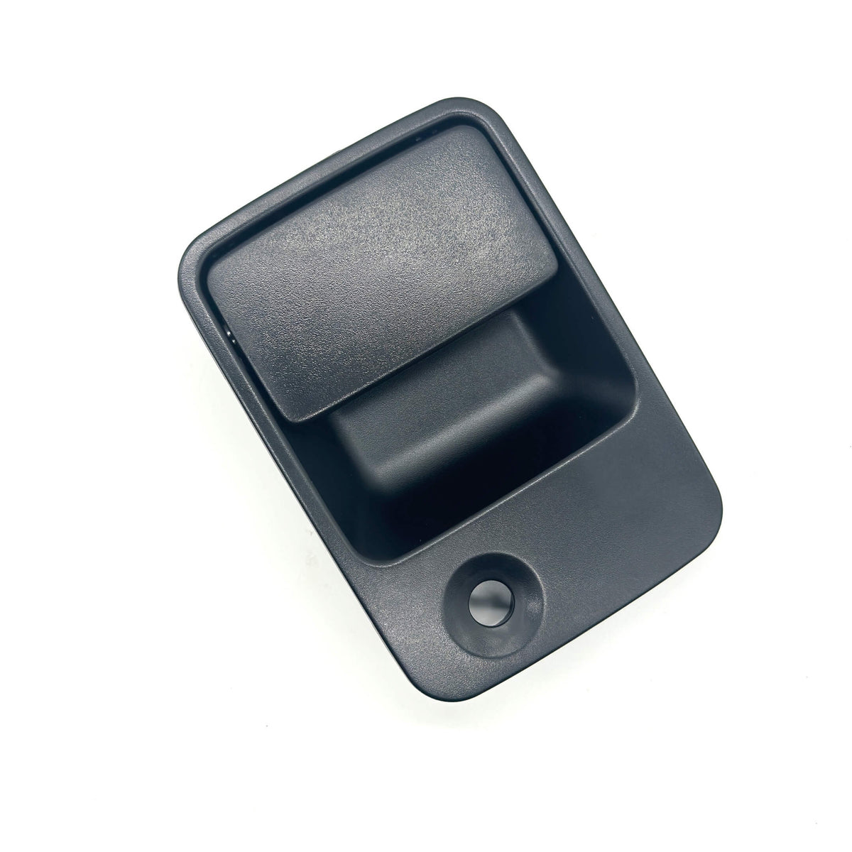 Black exterior right door handle for Honda Acty Truck HA6, HA7 models, 1999-2009.