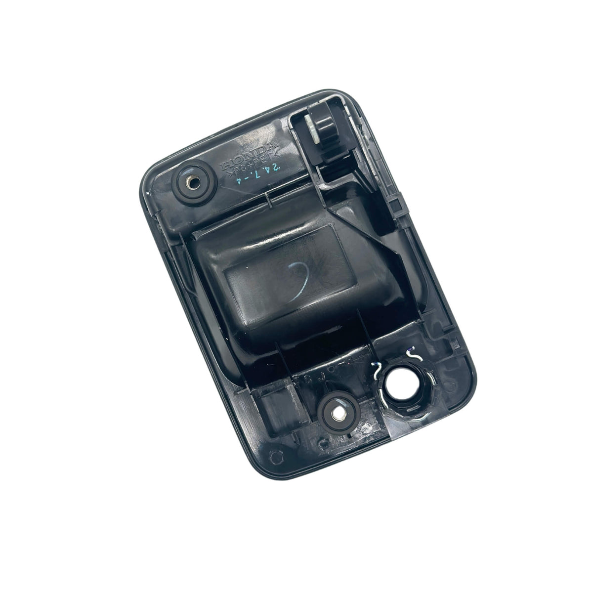 Black exterior right door handle for Honda Acty Truck HA8, HA9 models (2009-2022).