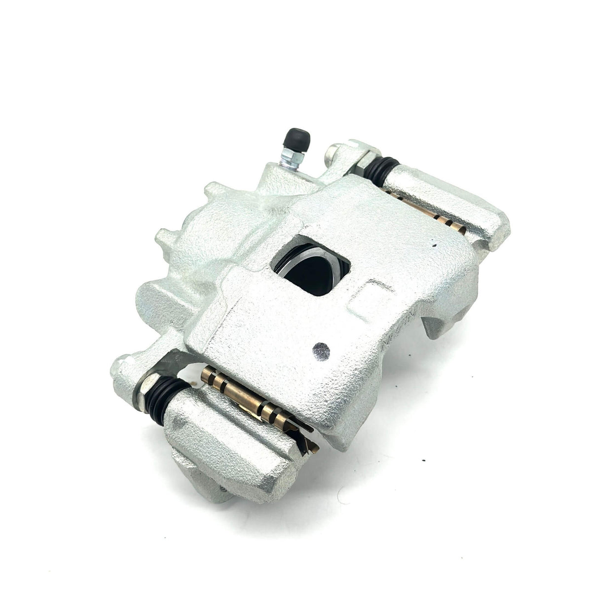 Silver brake caliper for passenger side, compatible with Honda Acty Truck HA8, HA9 models from 2009 to 2022.