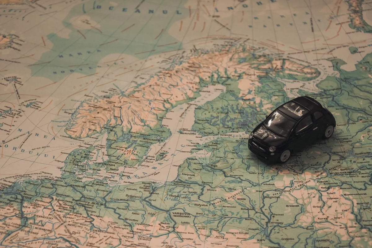 Car Maps On Japanese Auction Sheet