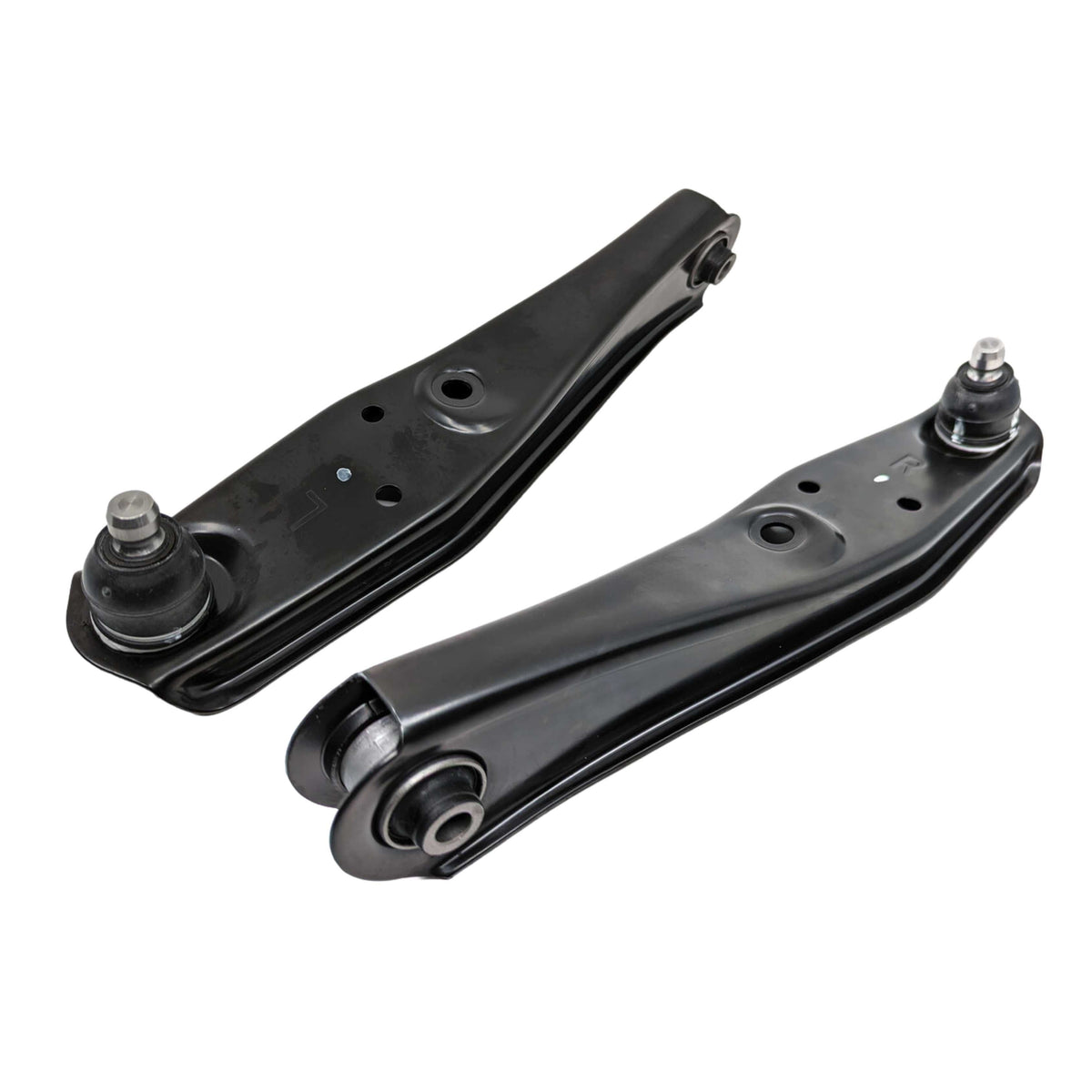 Genuine Honda Acty HA3, HA4 lower control arm set for 1990-1998 models, precision-engineered for improved vehicle stability and handling, available at Oiwa Garage for Kei truck suspension upgrades