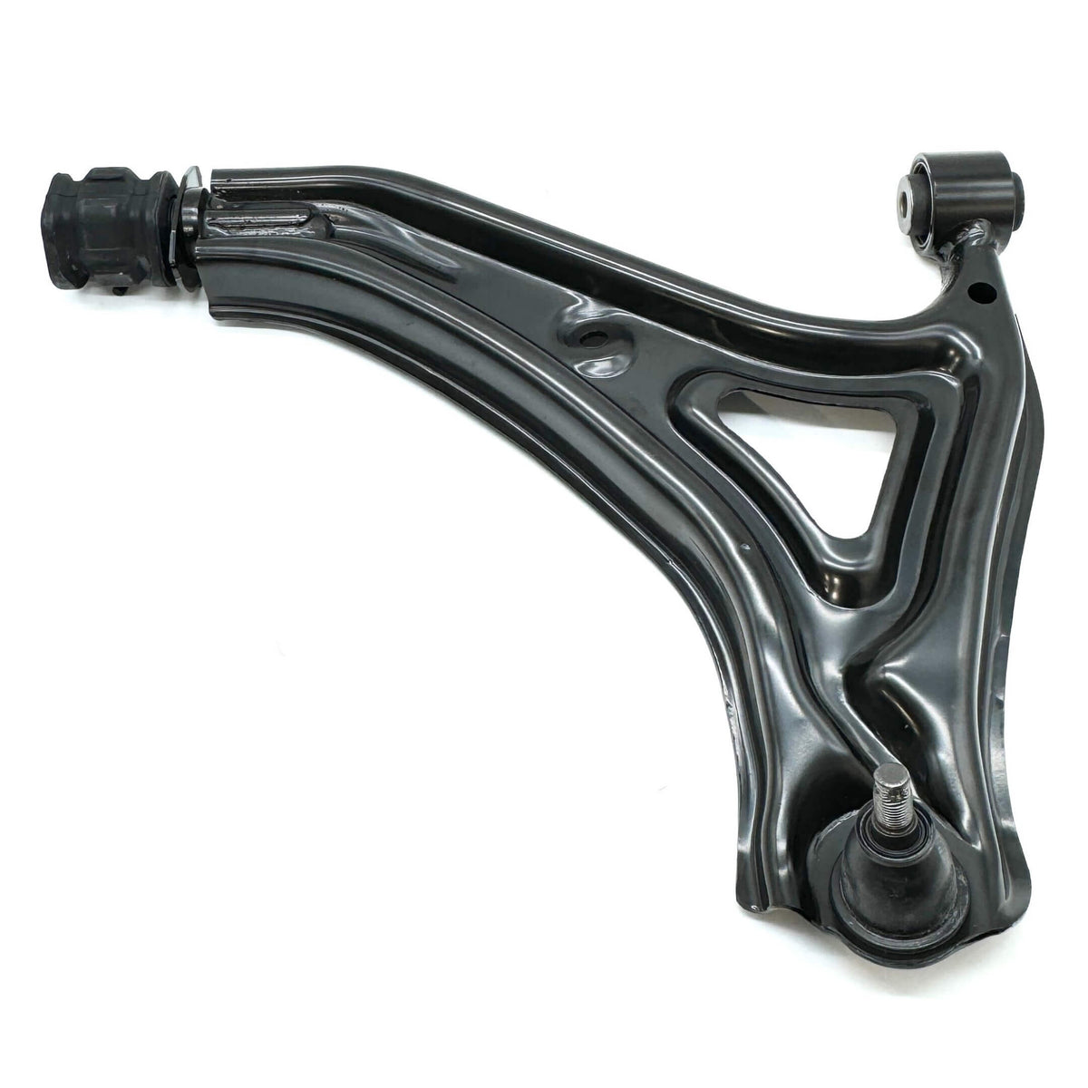 Lower Control Arm - Driver Side for Honda Acty Truck HA8, HA9 Models (2009-2022), black, featuring durable construction and precise fit.