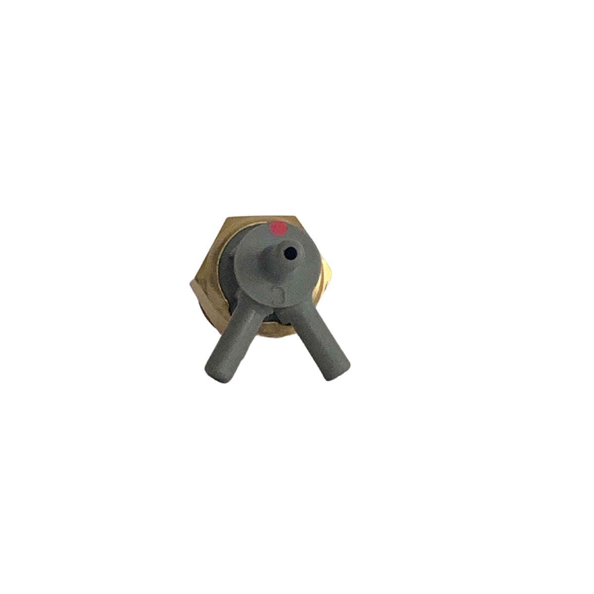 Air thermal valve with grey plastic lever and red marking, designed for accurate temperature control in Honda Acty Van HH3, HH4 models, ensuring efficient engine operation.