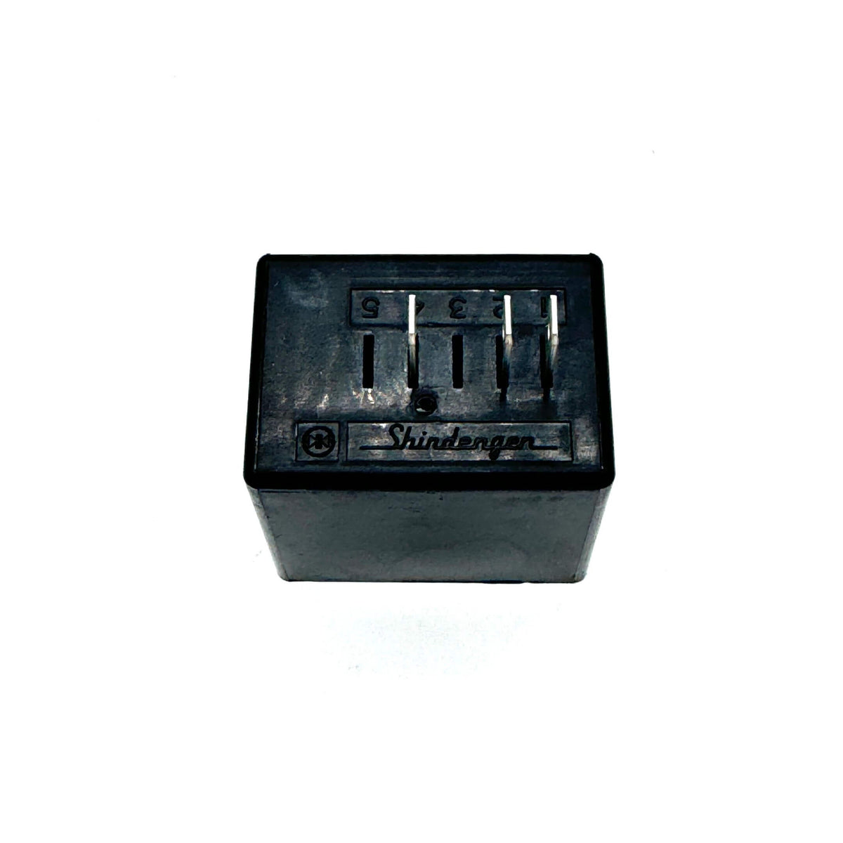 Honda Acty HH3, HH4 fuel cut relay showing Shindengen branding and connector slots.