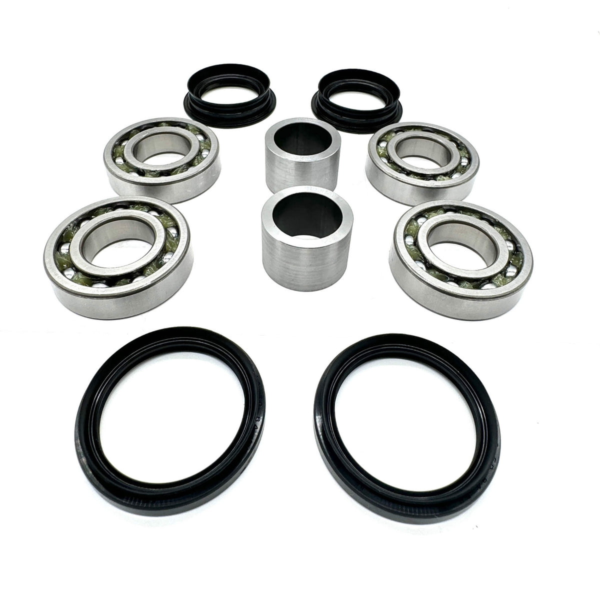 Wheel Bearing Set for Rear Honda Acty Van HH3, HH4 Models 1990-1999, featuring silver bearings and black seals.