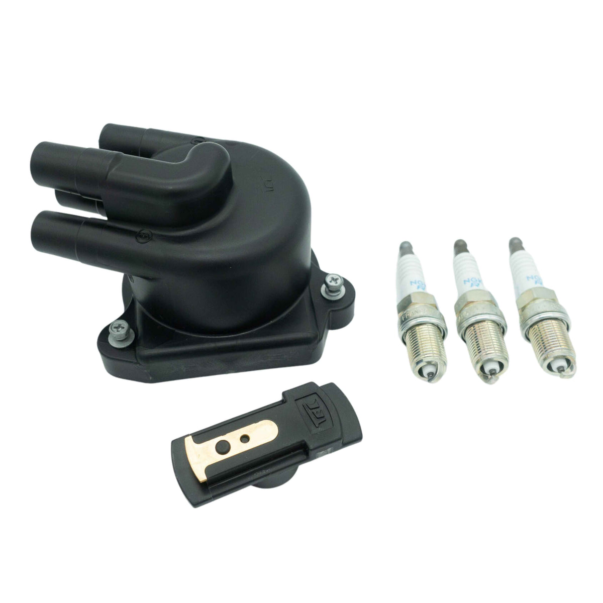 Ignition Kit for Honda Acty HH3, HH4 (1990-1999) - 5-Piece Set: Cap, Rotor, Spark Plugs - Revive Your Mini Van's Performance, Fuel Efficiency, and Reduce Emissions - Upgrade Now!