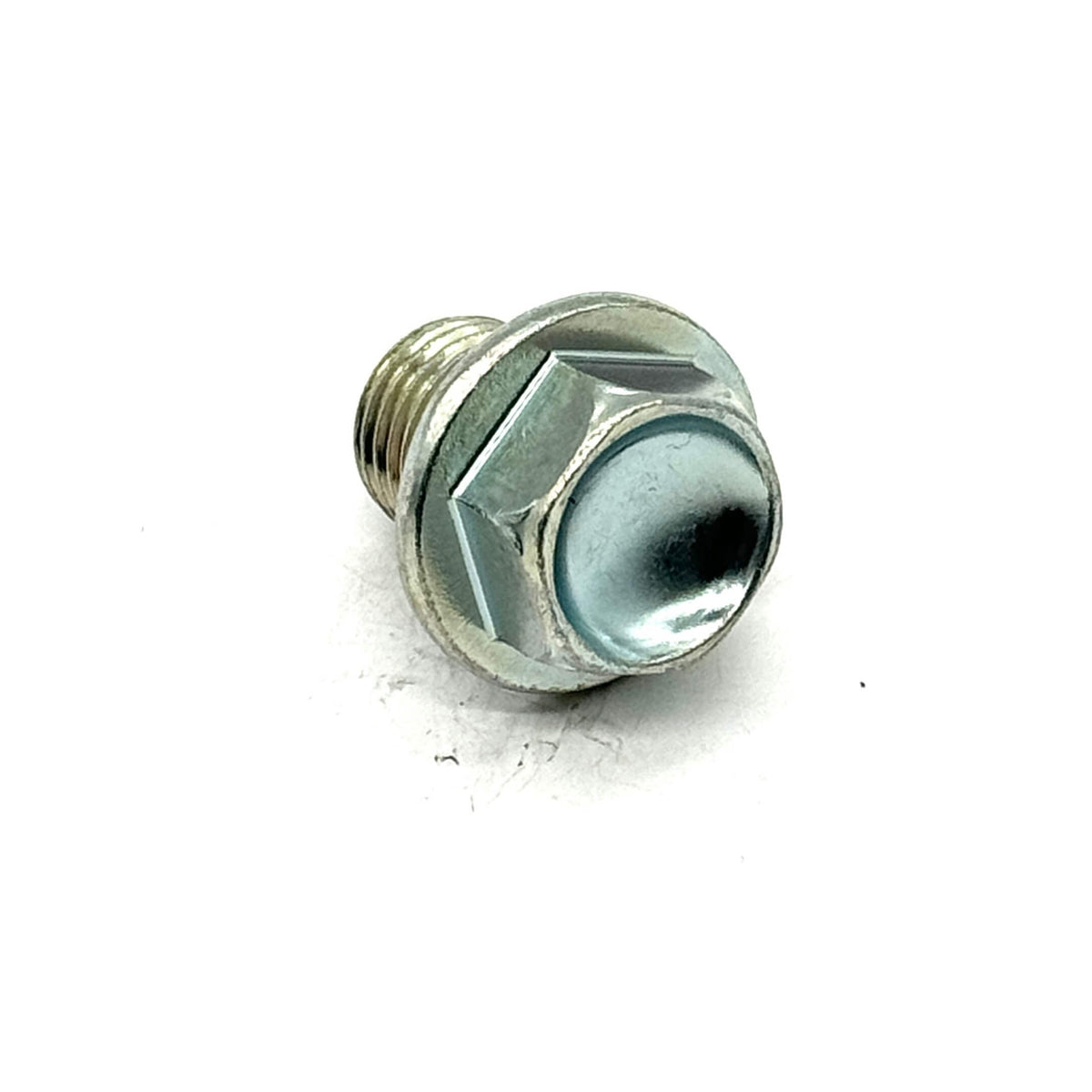 Oil Drain Plug & Gasket Set for Honda Acty Van HH5, HH6 Models (1999-2009), featuring a silver metal plug with a hexagonal head.