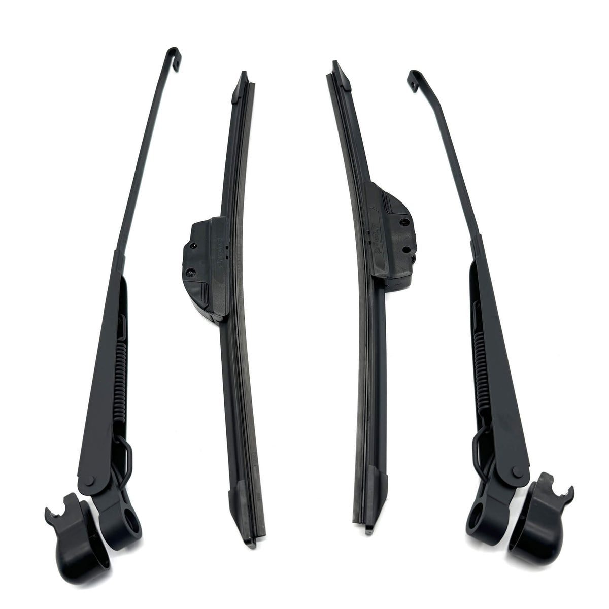 Complete set of Honda Wiper Arms and Duralast Flex Wiper Blades for Honda Acty HH1, HH2, HH3, HH4 models 1988-1999