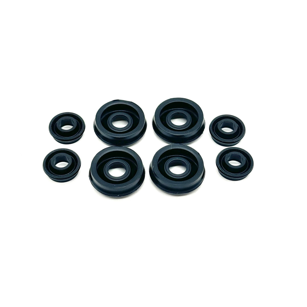 Top-down view of the Wheel Cylinder Rebuild Kit components for Honda Acty Van HH3, HH4 (1990-1999), ensuring a perfect fit and reliable performance.