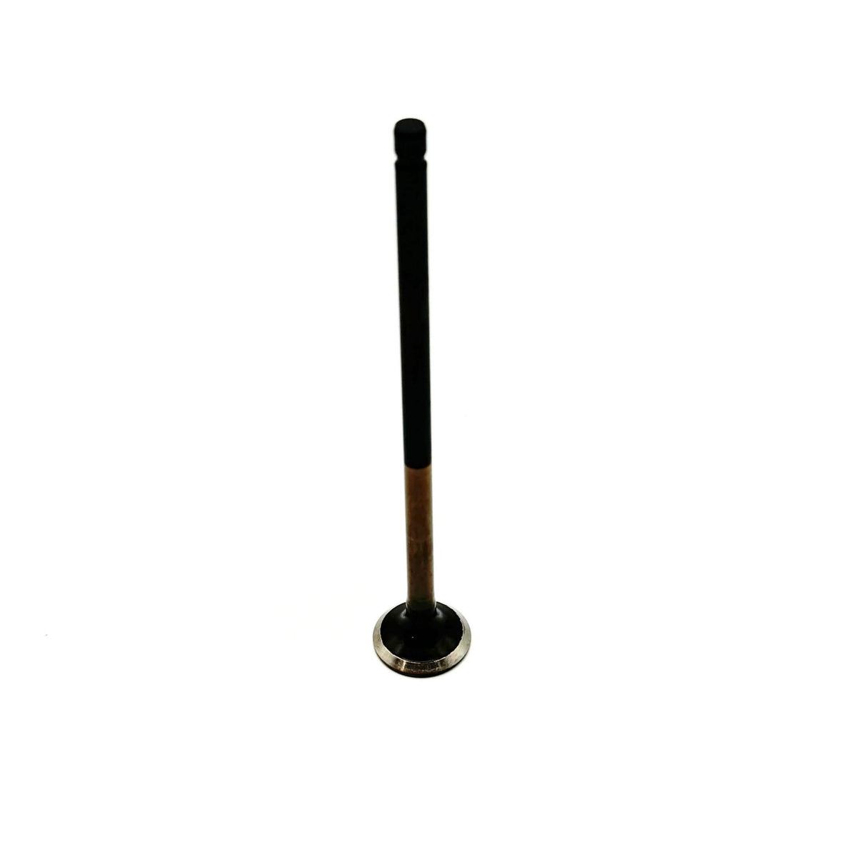Top-down view of the Honda Acty HA3, HA4 Exhaust Valve - 1990-1999, featuring the valve face for efficient exhaust performance.
