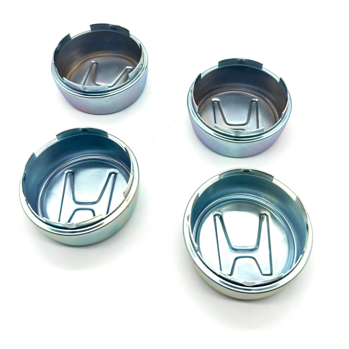 Wheel Center Cap Set for Honda Acty Truck HA8, HA9 Models 2009-2022, featuring metallic finish and embossed logo.