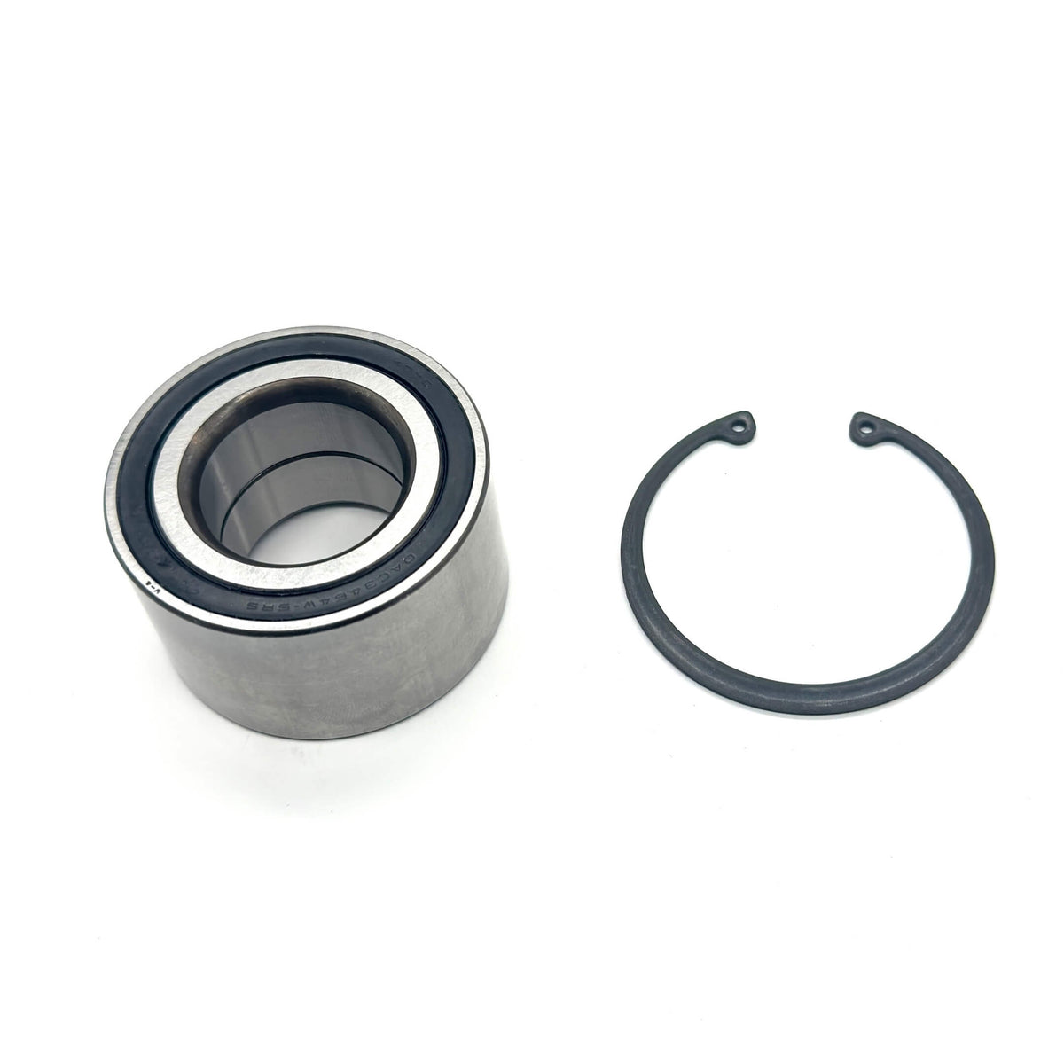 Wheel Bearing - Rear for Honda Acty Truck HA8, HA9 Models (2009-2022), featuring a durable metal construction with a black seal and accompanying snap ring.