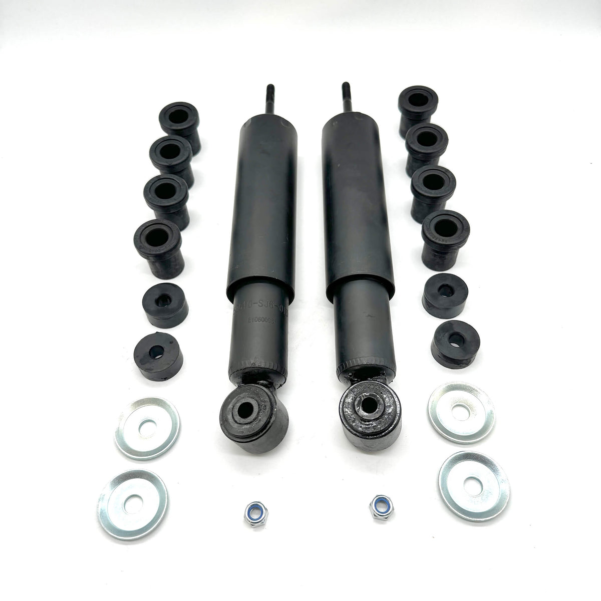 Assembled view of the 36-piece rear suspension kit for Honda Acty Van HH3, HH4 with detailed components.