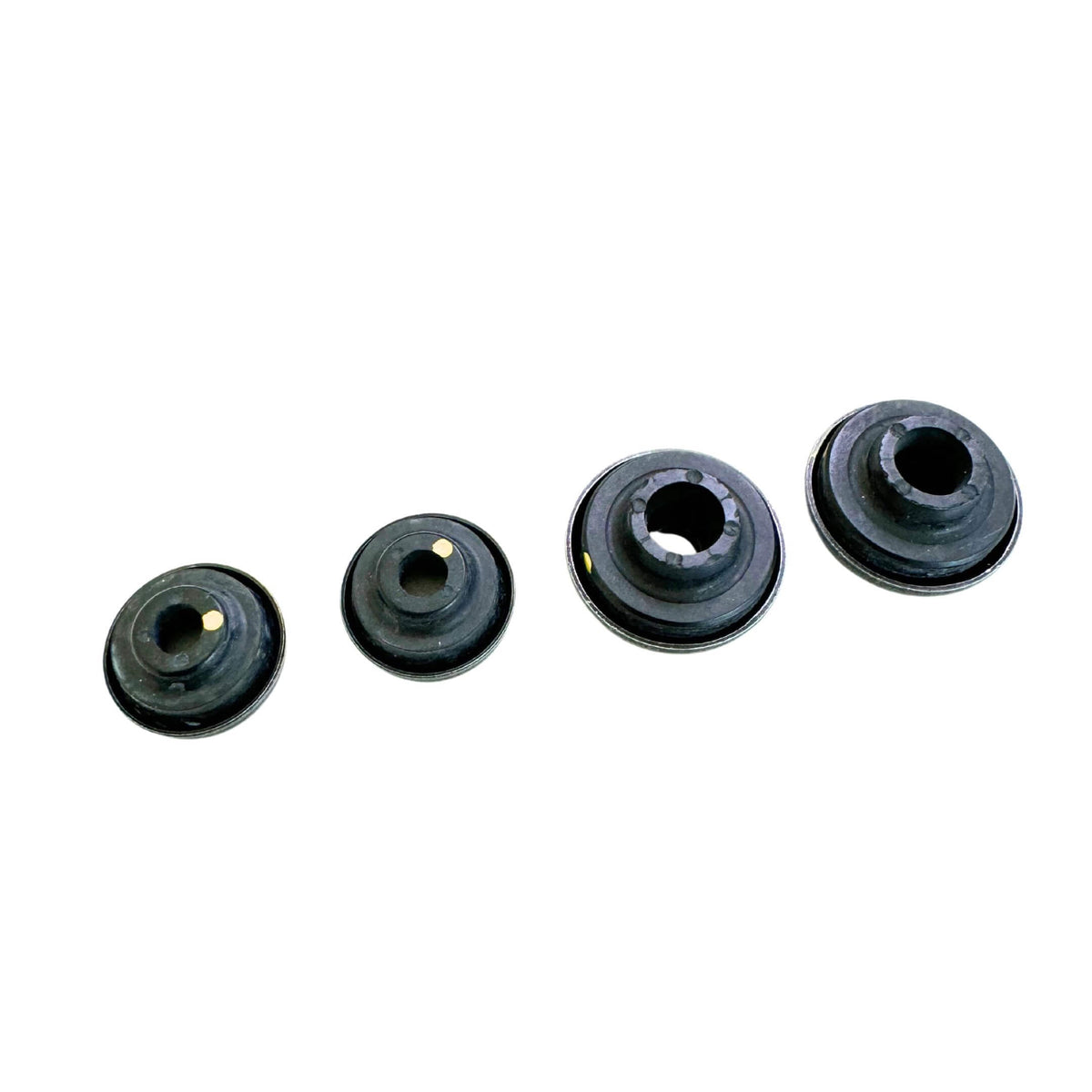 Back view of the valve cover bolt seal set for Honda Acty Van HH3, HH4, 1990-1999 - Complete set of four seals.