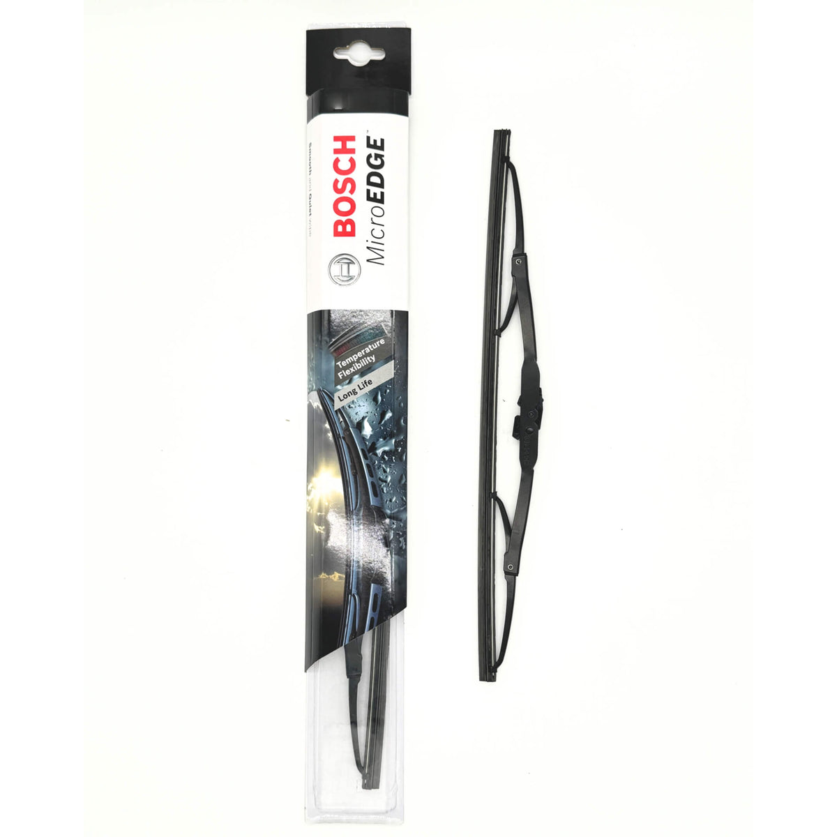 Bosch Microedge Wiper Blades 15-inch packaging and blade for Honda Acty HH1, HH2, HH3, HH4 models 1988-1999