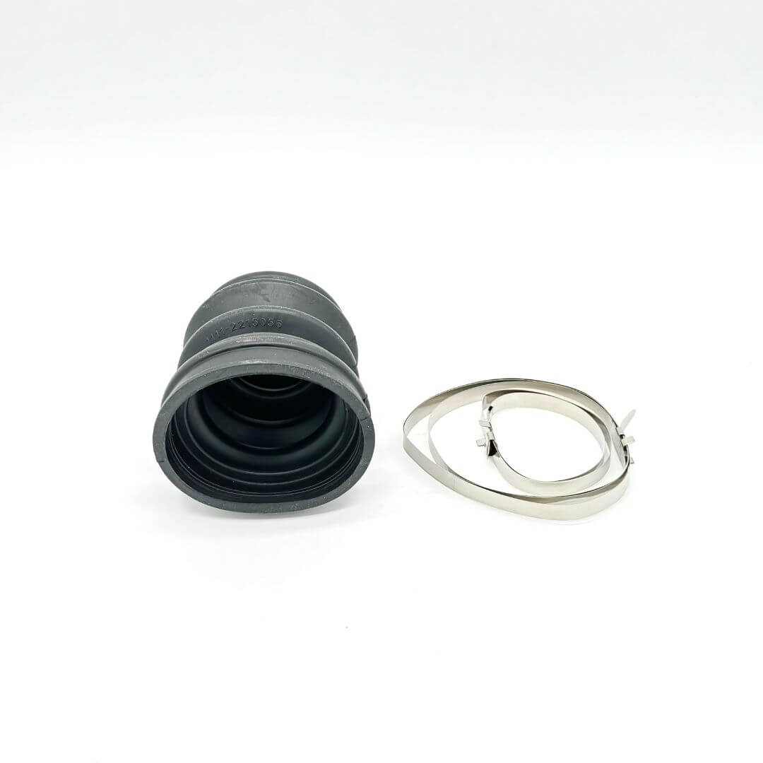 Durable rubber CV Joint Boot with metal clamp for 1990-1999 Honda Acty HH3, HH4, designed to prevent dirt ingress in front inner axles