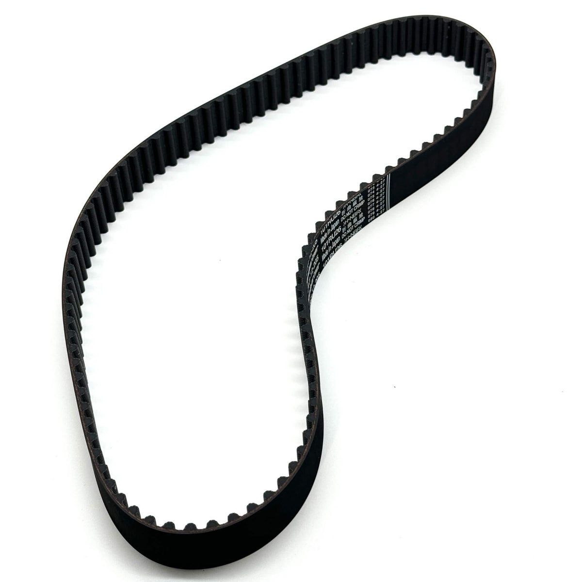 Black timing belt for Honda Acty Truck HA8, HA9 models (2009-2022) featuring durable rubber construction and precise tooth design.