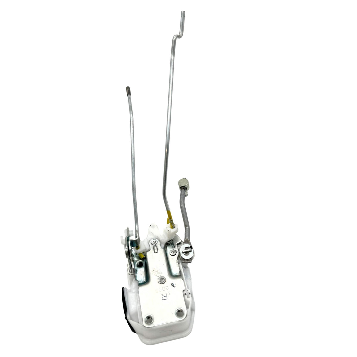 Reverse angle showing the connection points and internal components of the driver side lock assembly for Honda Acty Van HH3, HH4.