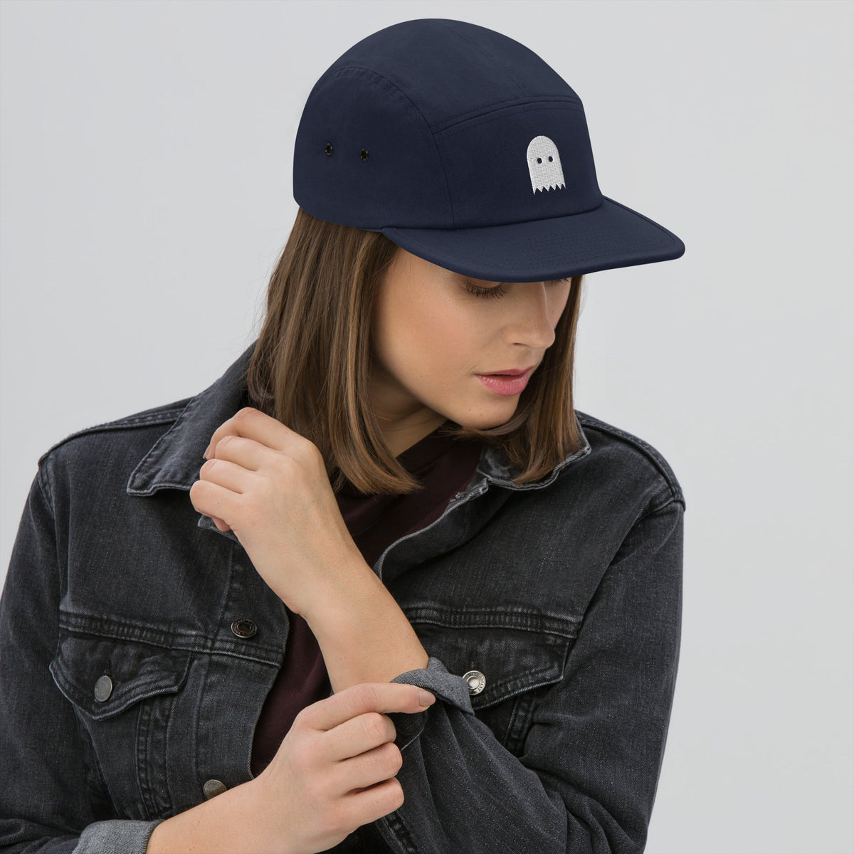 Navy Oiwa Five Panel Cap