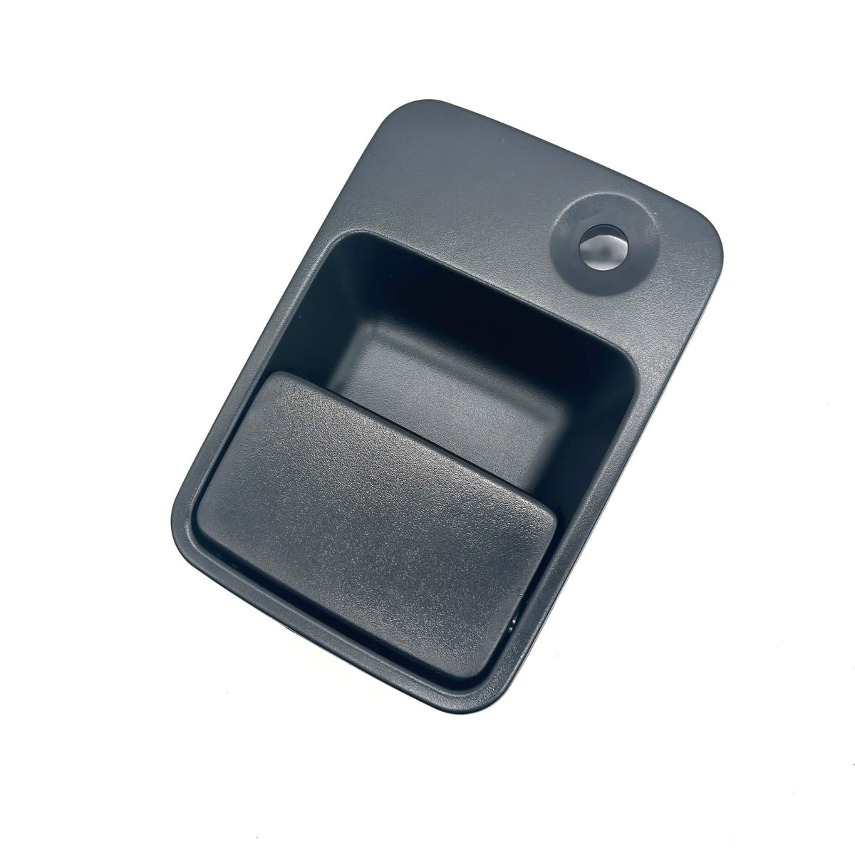 Black exterior right door handle for Honda Acty Truck HA6, HA7 models, 1999-2009.