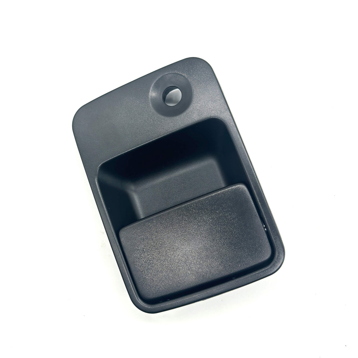 Black exterior right door handle for Honda Acty Truck HA6, HA7 models, 1999-2009.