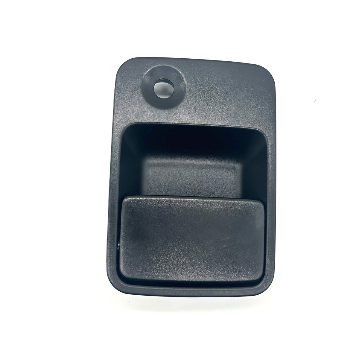 Black exterior left door handle for Honda Acty Truck HA8, HA9 models, 2009-2022.
