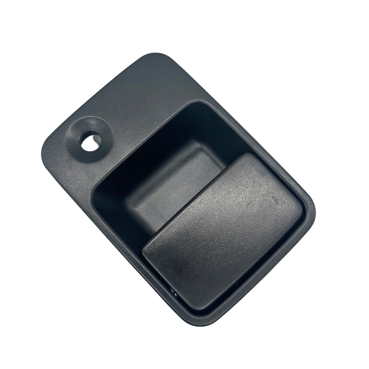 Black exterior left door handle for Honda Acty Truck HA6, HA7 models, 1999-2009.