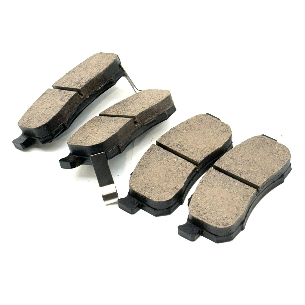 Brake Pad Set - Front - for Honda Acty Truck HA8, HA9 Models 2009-2022, featuring durable, high-performance friction material in black and grey.