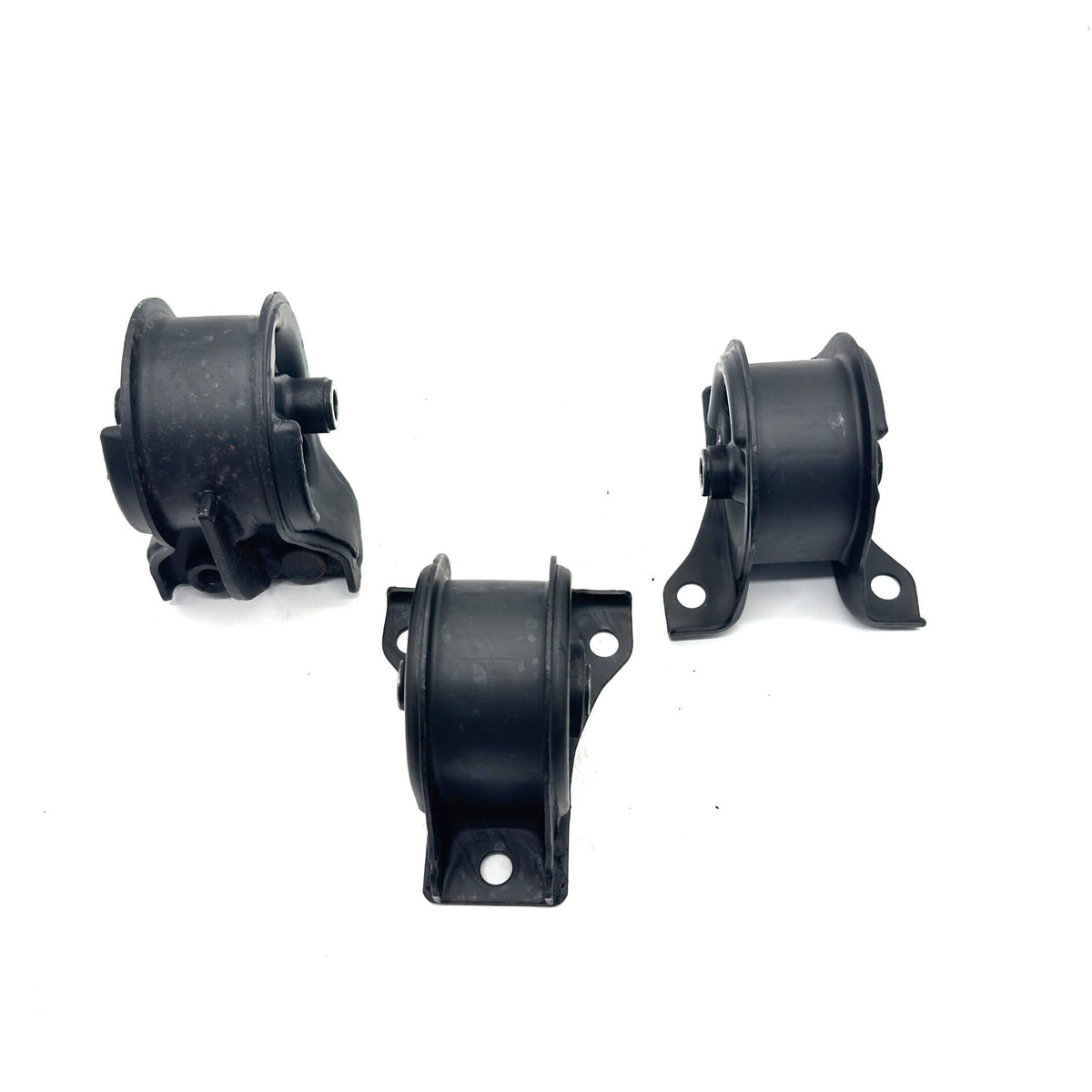 Engine Mount Full Set for Honda Acty Truck HA8, HA9 Models 2009-2022, Manual Transmission, black durable design.