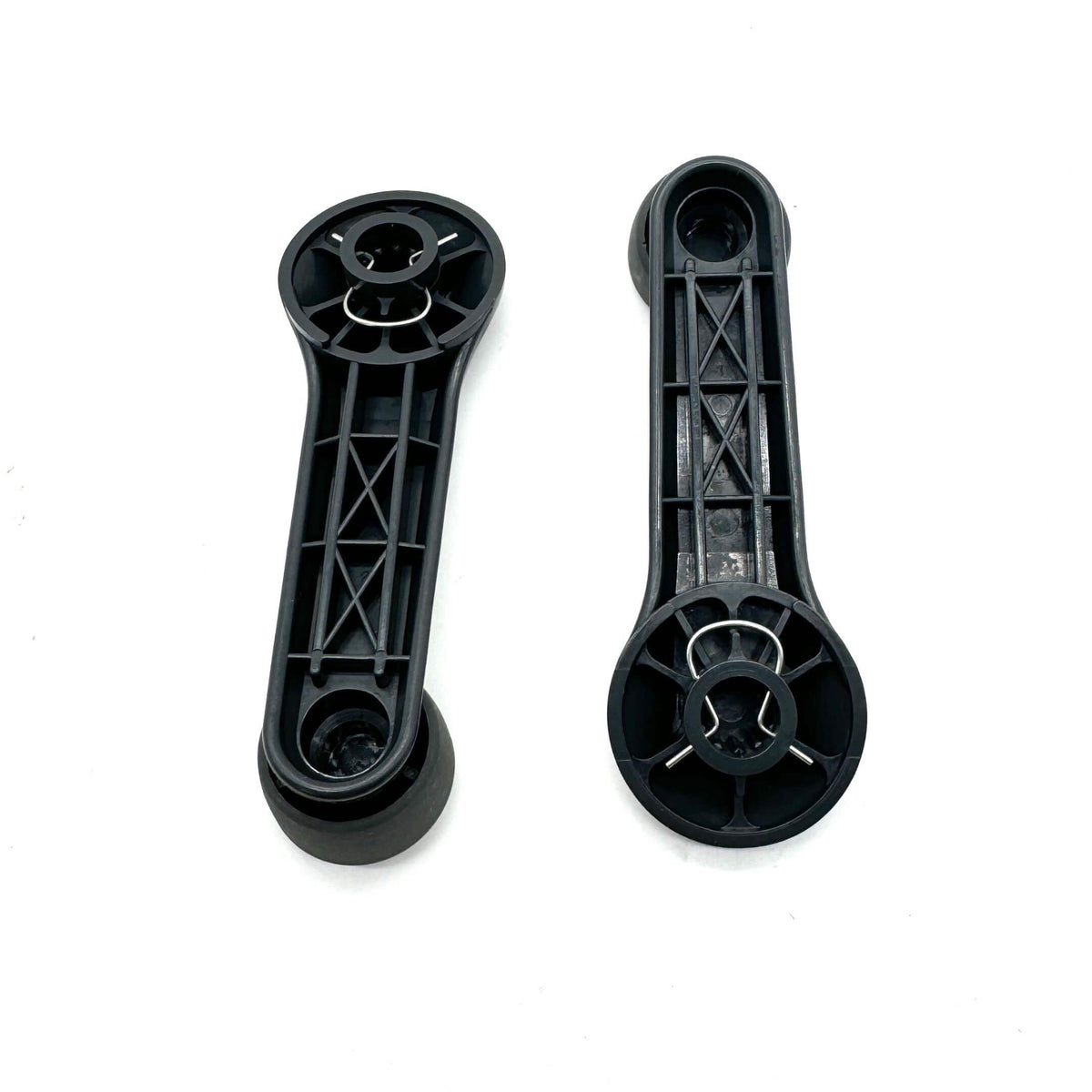 Honda Acty window crank handle set for HH3 and HH4 models, rear view with mounting details