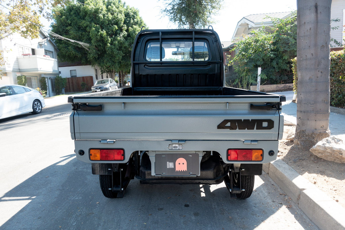 Universal 4WD Metal Decal for Kei Trucks - Sleek Black Laser Cut Accessory - Enhance Your Mini Truck's Style