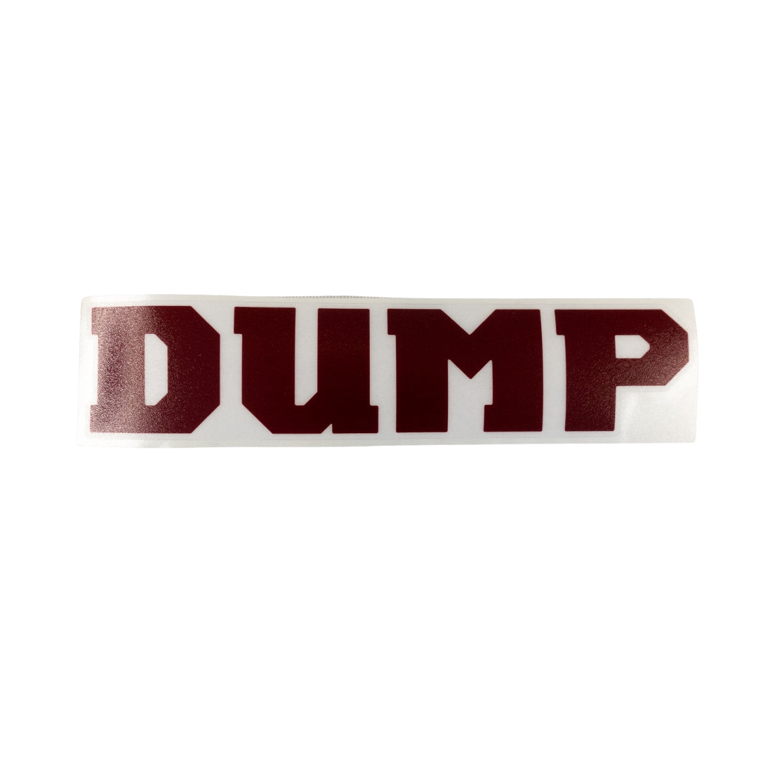 High-quality Honda Acty Replica Decals in OEM Red displayed on a White background - Perfect for JDM Mini Truck customization and upgrades