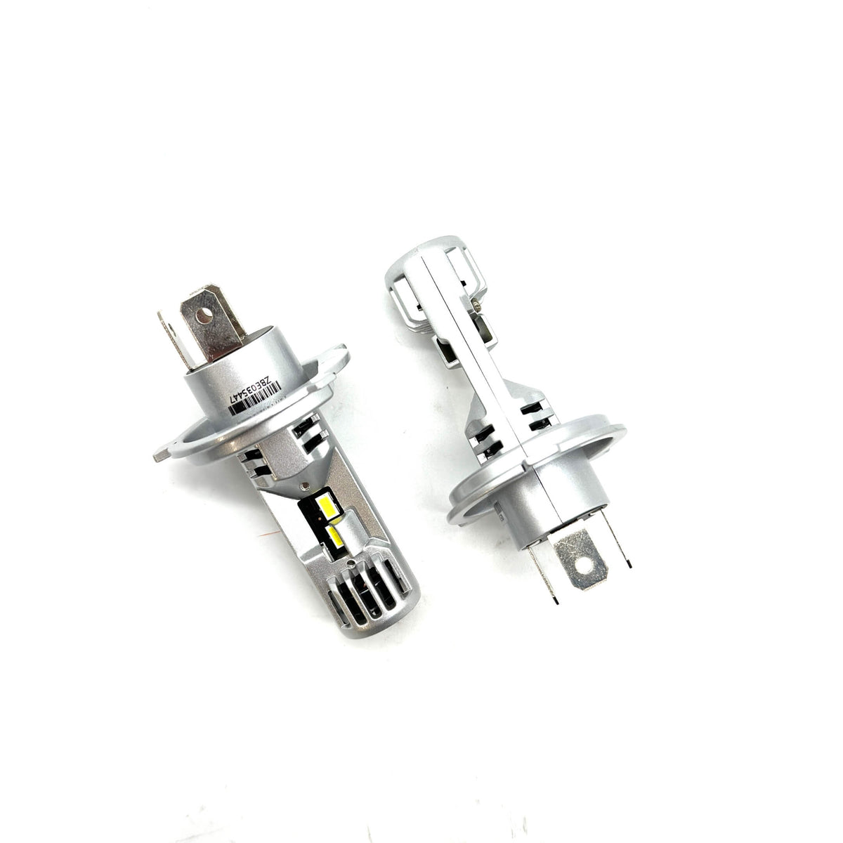 LED headlight bulbs for Kei Vans, showcasing modern design with durable metal body and efficient LED chips, perfect upgrade from standard bulbs.