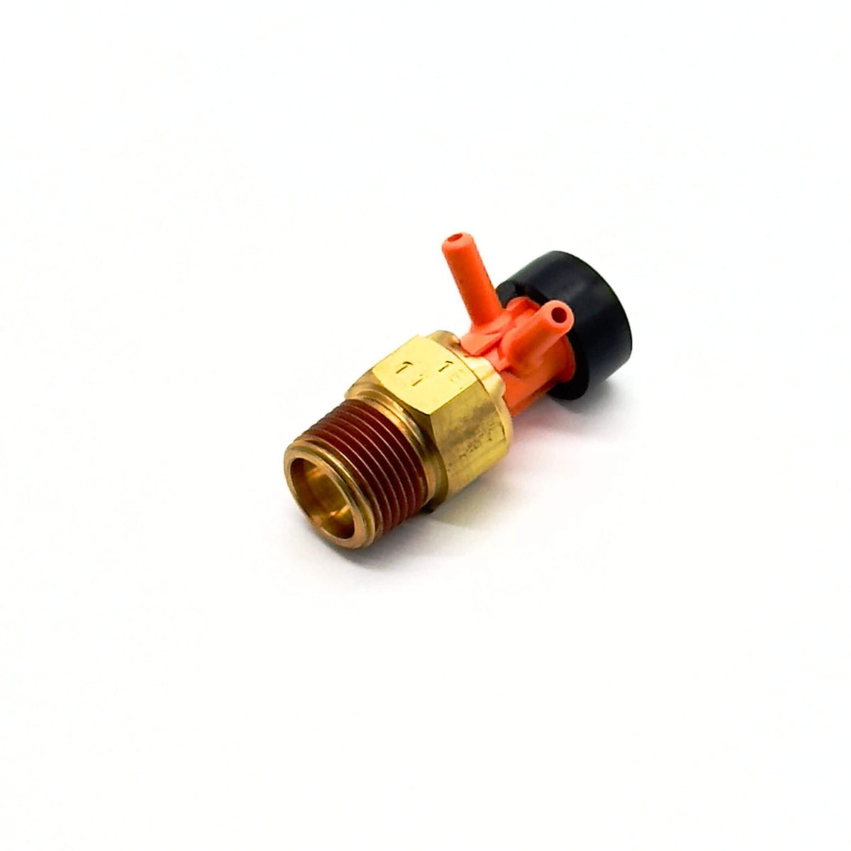 Thermo Valve (53°C) for Honda Acty Truck Models HA3, HA4 (1990-1999) featuring a brass body with orange and black components.